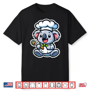 Koala Chef Cooking Cute Koala Bear Lover Chef Culinary Shirt