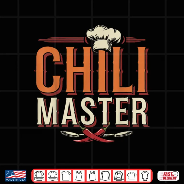 Design Chili Cook Off Chili Master Professional Cooking Chili Shirt