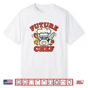 Future Chef Kids Cooking Foodie Kitchen Career Dream Shirt