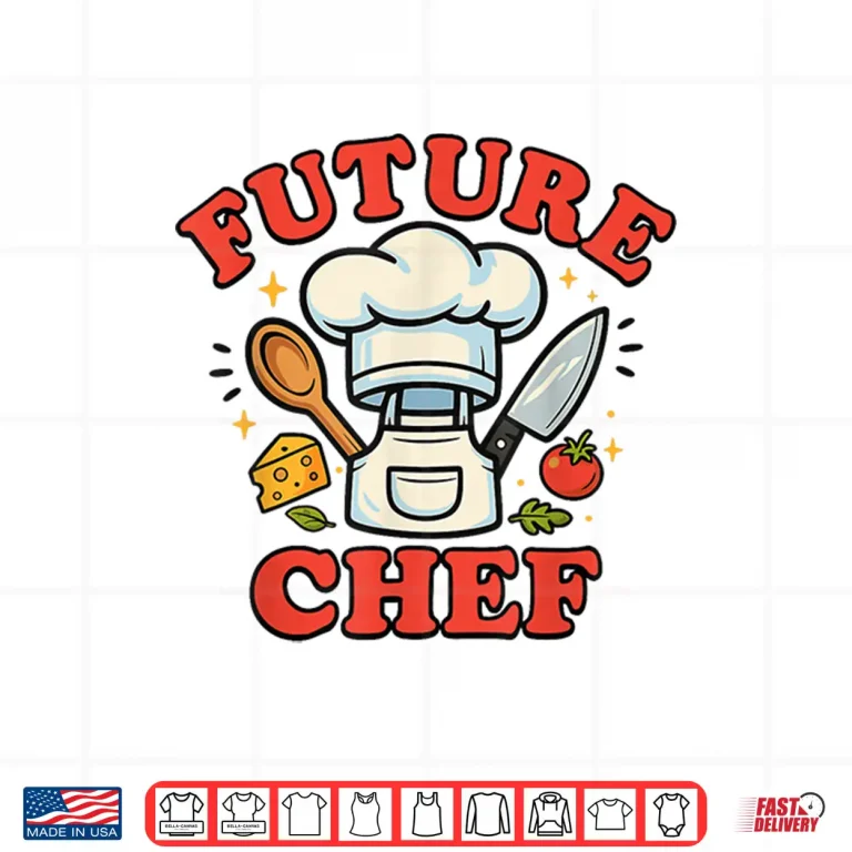 Design Future Chef Kids Cooking Foodie Kitchen Career Dream Shirt