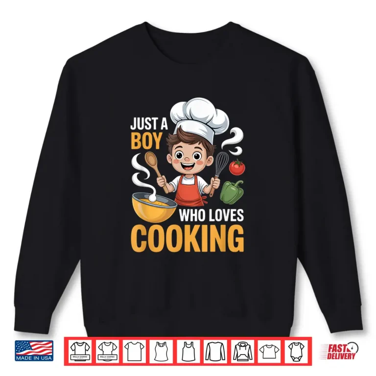 Sweatshirt Professional Boys Cooking Modern Graphic Identity Shirt