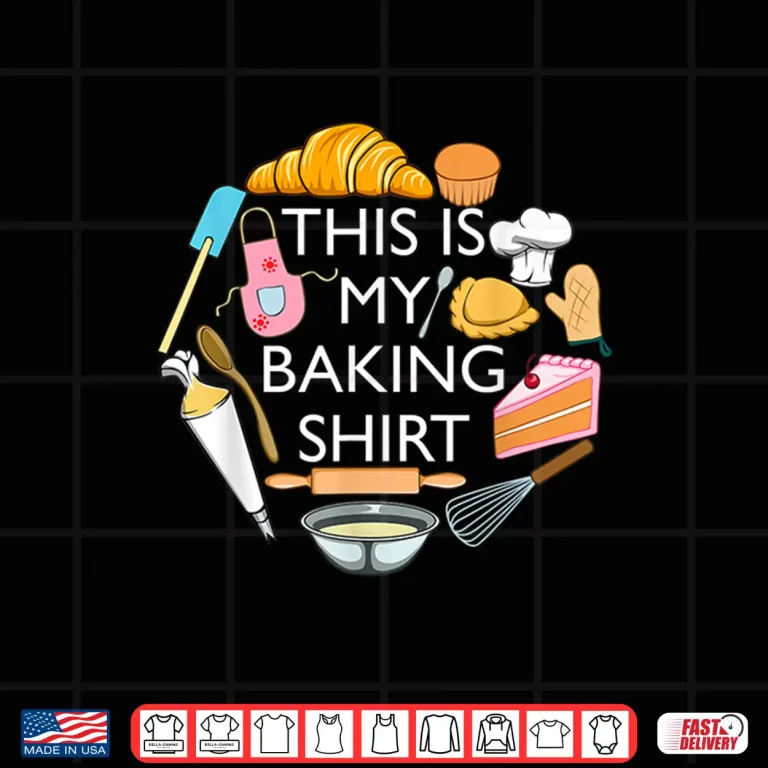 Design This Is My Baking Funny Pastry Hobby Professional Chef Shirt