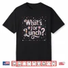 Whats For Lunch Funny Cooking Lunch Lady Professional Shirt