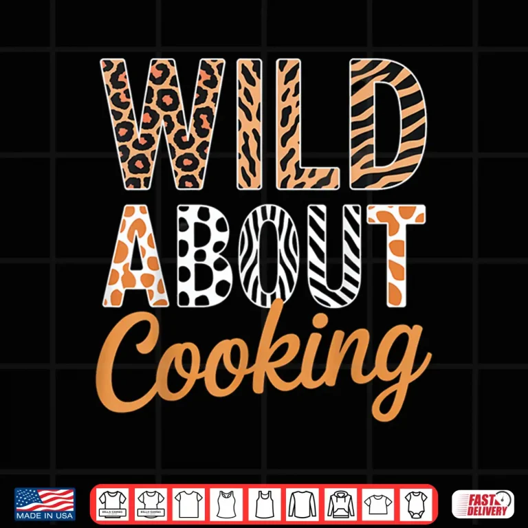 Design Wild About Cooking With Exotic Patterns Professional Shirt