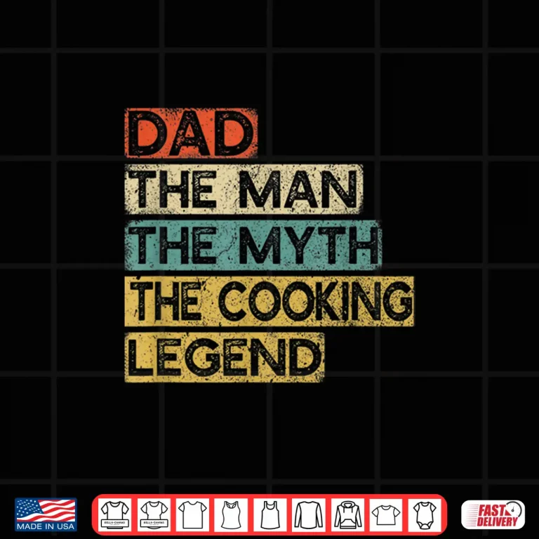Design Chef Dad Cooking Legend Home Cook Fathers Day Identity Shirt