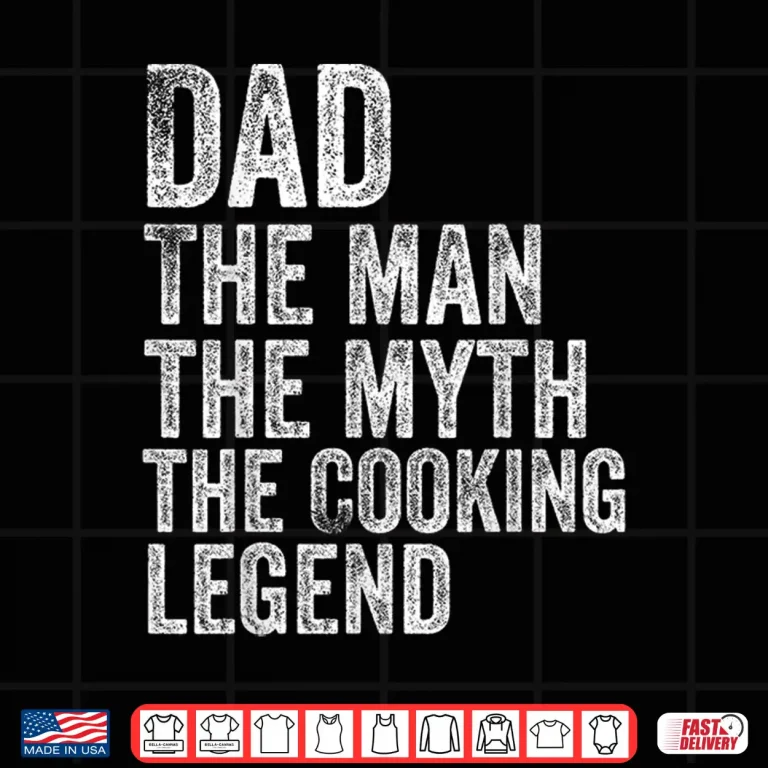 Design Chef Dad Cooking Legend Home Cook Fathers Day Professional Shirt