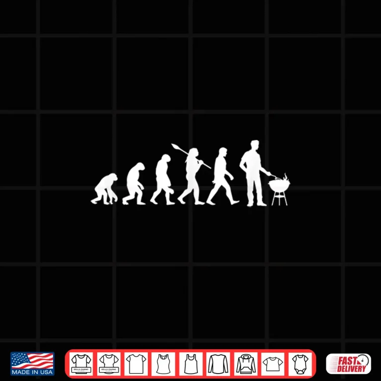 Design Evolution Chef BBQ Grill Professional Graphic Shirt