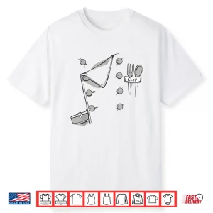 Funny Chef Whites Best Chef Dad Home Cook Professional Shirt