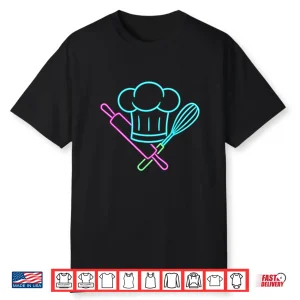 Future Baker Chef Hat Pastry Pin Whisk Kids Parents Shirt