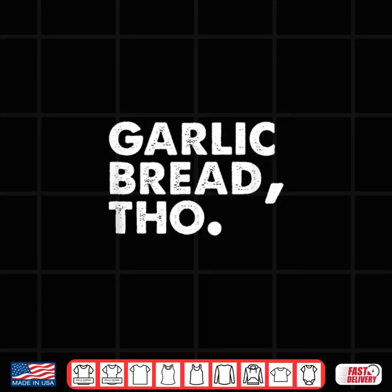Design Funny Garlic Bread Lover Professional Minimalist Graphic Shirt
