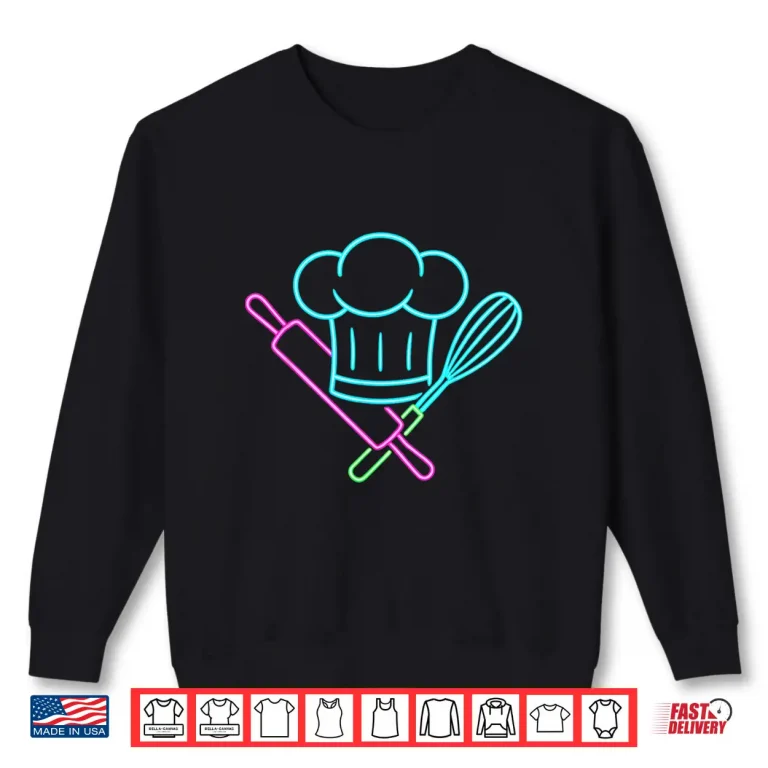 Sweatshirt Future Baker Chef Hat Pastry Pin Whisk Kids Parents Shirt