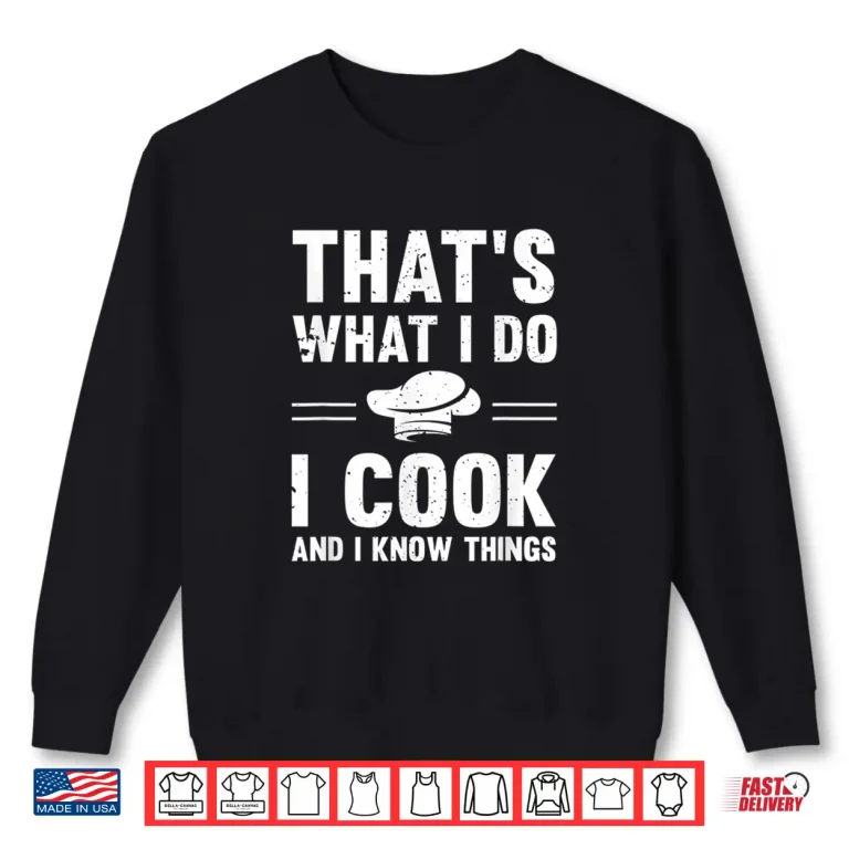 Sweatshirt Great Cooking Saying Gift Kitchen Professional Modern Shirt