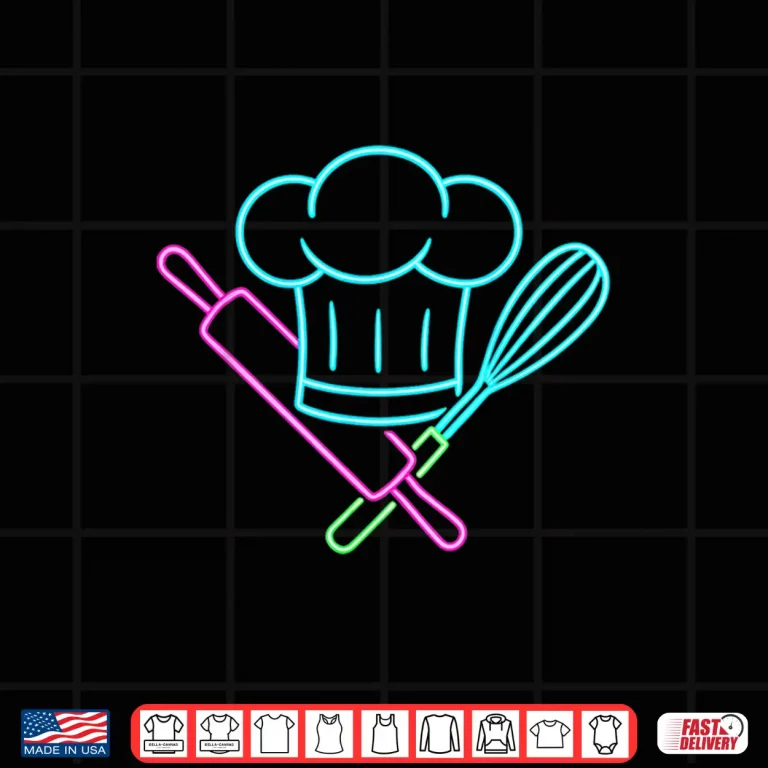 Design Future Baker Chef Hat Pastry Pin Whisk Kids Parents Shirt