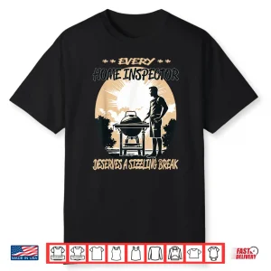 Home Inspector Funny Bbq Chef Or Grill Fun Shirt