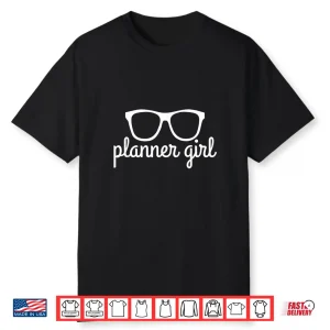 Planner Girl Journal Journaling Diary Planner Organiser Shirt