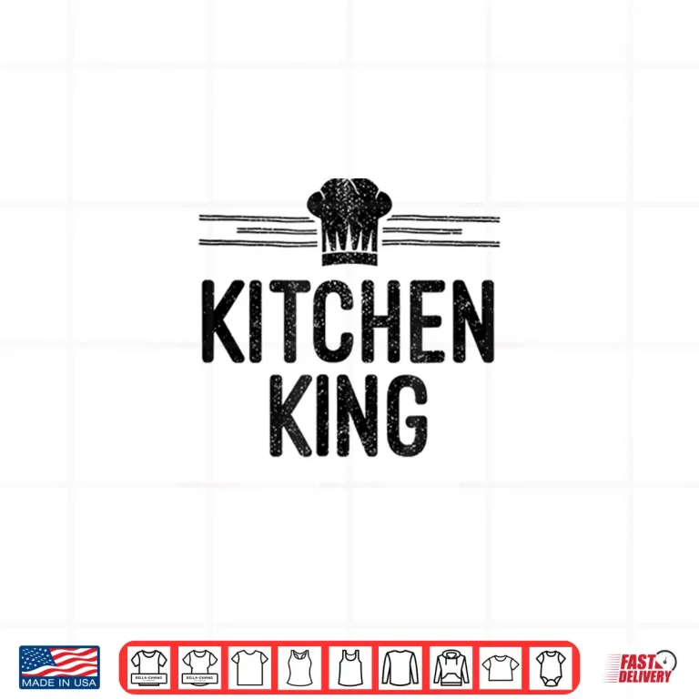 Design Kitchen King Funny Home Chef Professional Identity Shirt