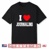 Professional Minimalist I Love Journaling Modern Graphic Shirt