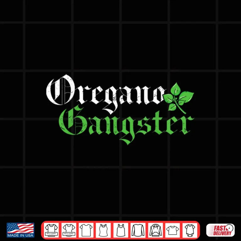 Design Professional Chef Home Cook Oregano Gangster Cooking Pun Shirt