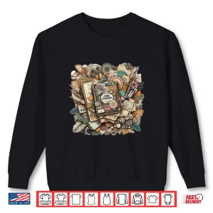 Professional Minimalist Junk Journaling Modern Graphic Identity Shirt