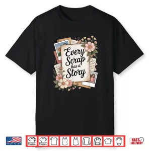 Vintage Junk Journal Scrapbooking Motif Diy Enthusiast Shirt