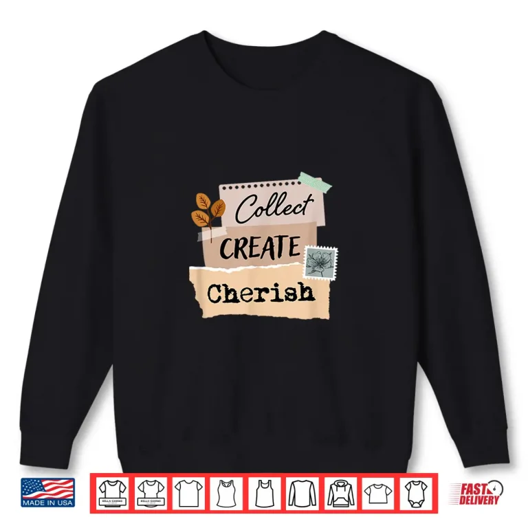 Sweatshirt Vintage Scrapbooking Junk Journaling For Creative Minds Shirt 1