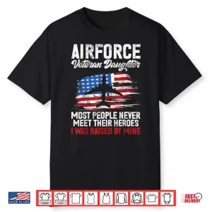 Airforce Veteran Daughter Memorial Day Granddaughter Professional Shirt