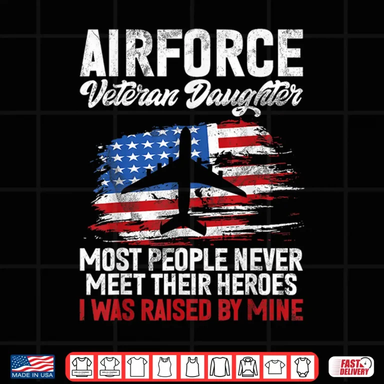 Design Airforce Veteran Daughter Memorial Day Granddaughter Professional Shirt