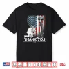 Distressed Memorial Day Flag Military Boots Dog Tags Shirt