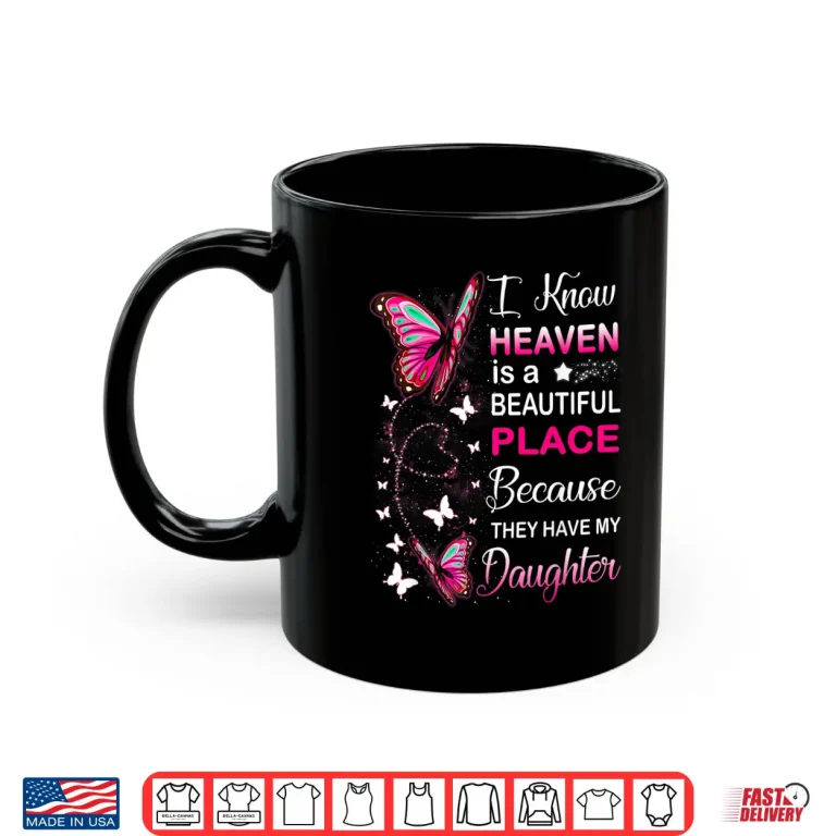 Mug Daughter My Guardian Angel In Heaven Memorial Day Shirt