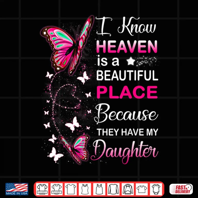 Design Daughter My Guardian Angel In Heaven Memorial Day Shirt