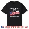 Memorial Day Usa Flag Remember Honor Patriot Modern Shirt