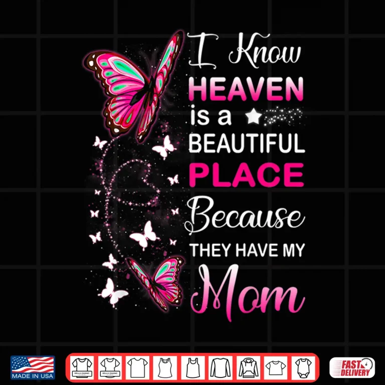 Design Mom Is My Guardian Angel In Heaven Memorial Day Shirt