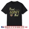 Proud Army Aunt Camouflage Soldier Family Love Military Shirt