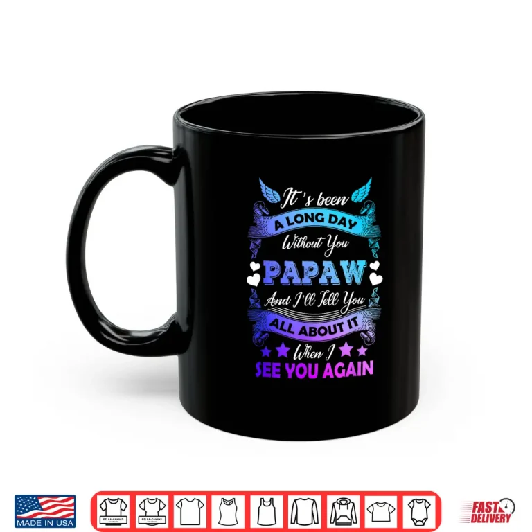 Mug Remembrance Of Papaw Memory Of My Grandpa In Heaven Shirt
