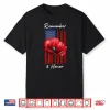Veterans Day Usa Memorial Day Red Poppy Flower Military Shirt
