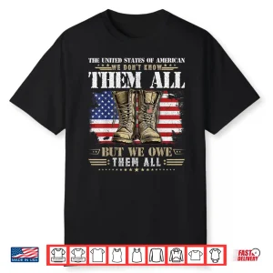 Patriotic Veterans Day Gifts Tee Military Men Women Proud Shirt