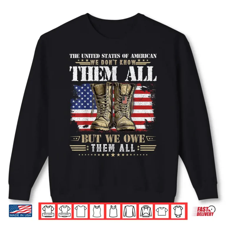 Sweatshirt Patriotic Veterans Day Gifts Tee Military Men Women Proud Shirt