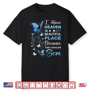 Son Is My Guardian Angel In Heaven Memorial Day Men Women Shirt