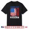 Thank You Veterans American Flag Patriotic Men Women Shirt