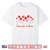 Womens Honor Remember Memorial Day Poppy Flower Patriotic Shirt
