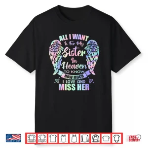 Big Piece My Heart My Sister In Heaven My Sister In Heaven Shirt