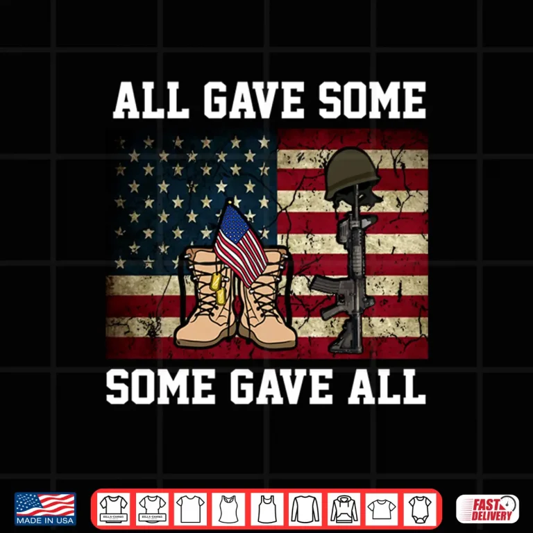 Design All Gave Some Some Gave All Memorial Day design Shirt
