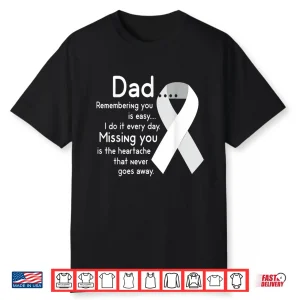 For My Dad In Heaven I Love You Misses You Memorial Day Shirt