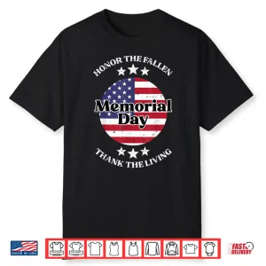 Memorial Day Us Flag Honor The Fallen Patriot Men Women Kids Shirt