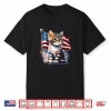 Memorial Day Cat 4Th Of July Patriotic Usa Flag Shirt