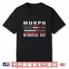 Murph Challenge American Memorial Day Workout Gym Patriotic Shirt
