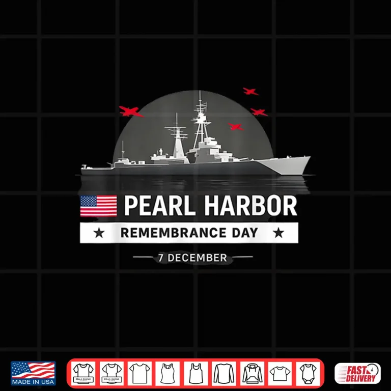 Design Pearl Harbor Remembrance Day Patriotic Vintage Flag Memorial Shirt