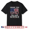 Thank You For Your Service Veteran Military Memorial Day Shirt