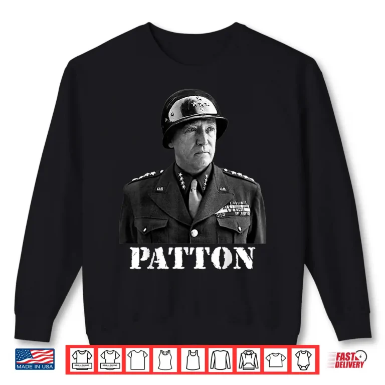 Sweatshirt George Patton World War II Victory Memorial Independence Day Shirt