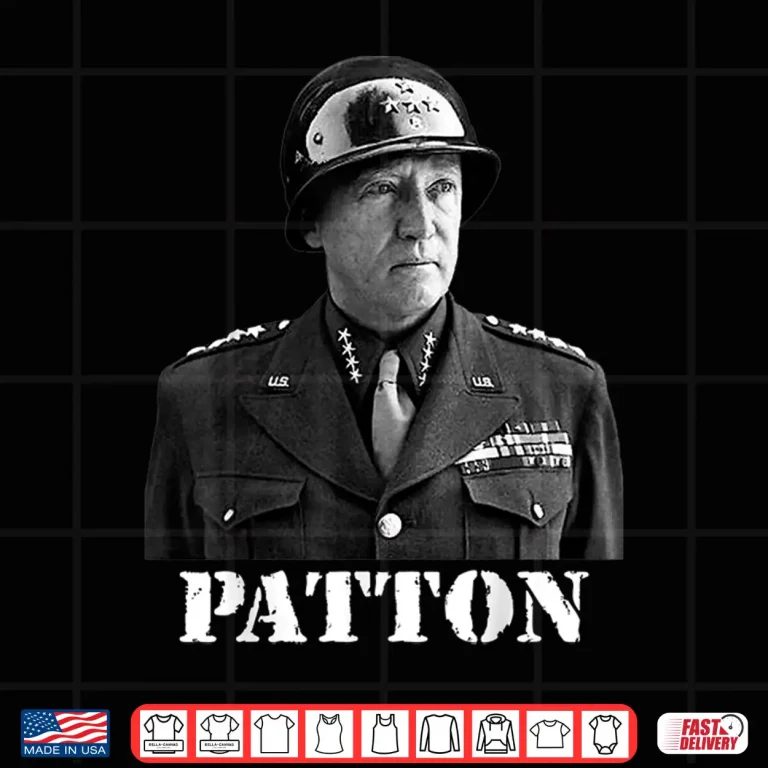 Design George Patton World War II Victory Memorial Independence Day Shirt